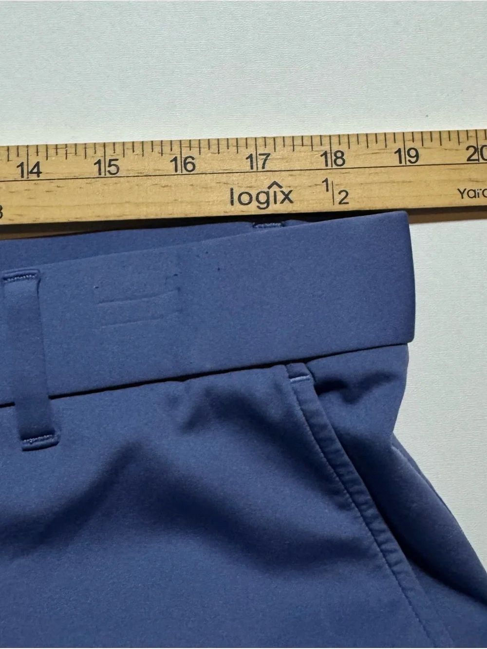 Greyson Performance Golf Pants Blue 36x34 (36x33) Stretch Flat Front